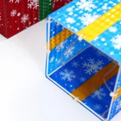 LuxenHome Set Of 3 Colored Presents Lighted Holiday Decoration Multi-Color -LuxenHome GUEST 1a86f6ab 00ed 4769 962a 69b7f6a8abd4