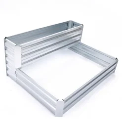 LuxenHome 2-Tier Rectangular Galvanized Steel Raised Garden Bed Planter 11 LuxenHome 2-Tier Rectangular Galvanized Steel Raised Garden Bed Planter -LuxenHome GUEST 1c068609 289a 4962 87f4 cb23c433c773