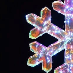 LuxenHome 3-Piece Snowflake Holiday Decoration Set With Battery-Operated Lights Clear 16 LuxenHome 3-Piece Snowflake Holiday Decoration Set With Battery-Operated Lights Clear -LuxenHome GUEST 288b79a0 ba56 4a7b 950f 5a555b9ad454