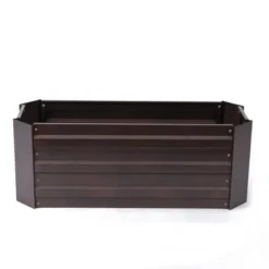 LuxenHome Brown Metal 32" X 11.8" Rectangular Garden Bed 17 LuxenHome Brown Metal 32" X 11.8" Rectangular Garden Bed -LuxenHome GUEST 2a7634d5 2d86 4bb1 b73b 2892be869917