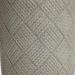 LuxenHome Gray Glen Pattern MgO Round Planter, Indoor And Outdoor 15 LuxenHome Gray Glen Pattern MgO Round Planter, Indoor And Outdoor -LuxenHome GUEST 30b5db2d 7be6 4170 96d7 d20c6212571e