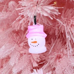 LuxenHome 5Ft Pink Cherry Blossom Christmas Tree With Fiber Optic Lights & Snowman Star Topper 18 LuxenHome 5Ft Pink Cherry Blossom Christmas Tree With Fiber Optic Lights & Snowman Star Topper -LuxenHome GUEST 3542f8d9 edc1 438a 97c7 2a4d6308fabc