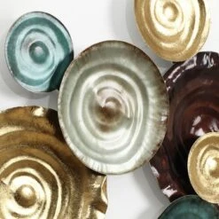 LuxenHome 43-Inch Abstract Large Metal Wall Decor For Living Room, Distressed Plates Artwork Hanging Sculpture Multicolored 11 LuxenHome 43-Inch Abstract Large Metal Wall Decor For Living Room, Distressed Plates Artwork Hanging Sculpture Multicolored -LuxenHome GUEST 38071021 757c 44b1 b581 e1b740ffbbf0