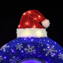 LuxenHome 3-Piece Multi-Color JOY Holiday Decoration With Lights For Indoor And Outdoor Red, Blue, Green -LuxenHome GUEST 3a578fcf 9ee1 4bd5 b304 962804c42e2d