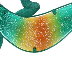 LuxenHome Blue Gecko Lizard Metal And Glass Outdoor Wall Decor -LuxenHome GUEST 3ae29b43 c3d3 4283 a5c7 3176a78a5407