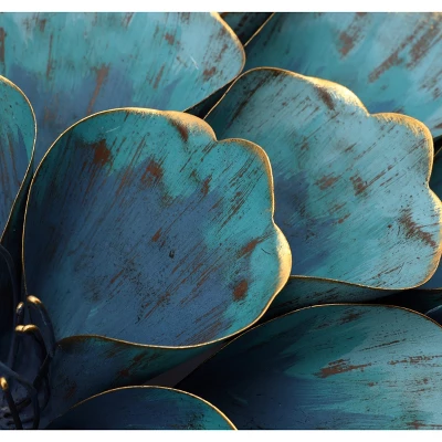 LuxenHome Metal Flower Wall Art – Handcrafted Decor 9 LuxenHome Metal Flower Wall Art – Handcrafted Decor - Image 9