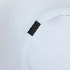 LuxenHome Gray And Brown MgO Round Side Table -LuxenHome GUEST 487362d1 2677 4f78 a0c5 41c30c48bda3