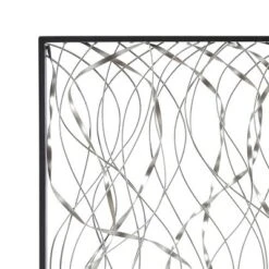 LuxenHome Metal Infinity Rectangular Wall Decor -LuxenHome GUEST 501cdc04 5a9a 4b74 bae7 402c5386d6d8