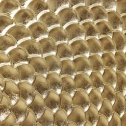 LuxenHome 2-Piece White & Distressed Gold Metal Wall Art Set, Modern Rustic Home Decor -LuxenHome GUEST 58a29257 26ea 4440 b6ce a16061b898bd