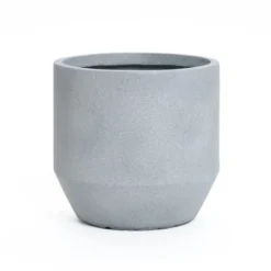 LuxenHome Minimalist Gray Outdoor Planter – Tapered Round MgO Pot With Plug 16 LuxenHome Minimalist Gray Outdoor Planter – Tapered Round MgO Pot With Plug -LuxenHome GUEST 5ae249ee 6d16 4d5e ad22 0153bc7bd058