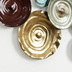 LuxenHome 43-Inch Abstract Large Metal Wall Decor For Living Room, Distressed Plates Artwork Hanging Sculpture Multicolored 10 LuxenHome 43-Inch Abstract Large Metal Wall Decor For Living Room, Distressed Plates Artwork Hanging Sculpture Multicolored -LuxenHome GUEST 5d99f930 7dd2 4473 8550 cb90106ed13f