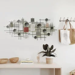 LuxenHome Metal And Wood Geometric Abstract Wall Art 8 LuxenHome Metal And Wood Geometric Abstract Wall Art -LuxenHome GUEST 5d9bdc08 1368 46ba ac09 f6c4350323b3