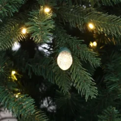 LuxenHome 7.5Ft Pre-Lit Green Slender Artificial Fir Christmas Tree With Metal Stand -LuxenHome GUEST 5ed2482a b53b 4f11 bccb 2a9ce3d15df0