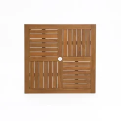 LuxenHome Outdoor Acacia Wood 37-Inch Counter Height 4-Person Dining Table Brown 12 LuxenHome Outdoor Acacia Wood 37-Inch Counter Height 4-Person Dining Table Brown -LuxenHome GUEST 5eed26f5 a213 48e7 8537 17d1b8f98d73