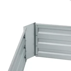 LuxenHome 6ft Rectangular Galvanized Metal Raised Garden Bed Silver 14 LuxenHome 6ft Rectangular Galvanized Metal Raised Garden Bed Silver -LuxenHome GUEST 6a242e2f 3d45 4fe9 b19a 8a62f5fa0763