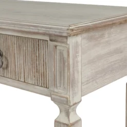 LuxenHome Whitewashed Wood 3-Drawer 1-Shelf Console And Entry Table 21 LuxenHome Whitewashed Wood 3-Drawer 1-Shelf Console And Entry Table -LuxenHome GUEST 6ee201c4 7081 478d a3ae 2e86ba83a20d