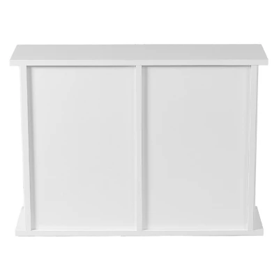LuxenHome Farmhouse White MDF Bathroom Wall Cabinet 7 LuxenHome Farmhouse White MDF Bathroom Wall Cabinet - Image 7