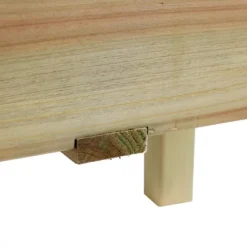 LuxenHome 20.1" H Unfinished Fir Wood Raised Garden Bed Planter -LuxenHome GUEST 77107dcc 2b0c 4ac3 85ea be0cae06ecef