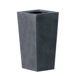 LuxenHome Square Tapered 18.5" H House Planters, Indoor & Outdoor Gray -LuxenHome GUEST 77308fcb 0a09 4393 b301 d88e842b6bb2