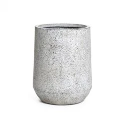 LuxenHome Tapered Concrete-Look Planter – Decorative MgO Pot For Garden Or Home -LuxenHome GUEST 7c039305 85a1 41c1 aa39 3db90b64ce8b