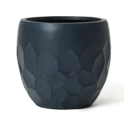 LuxenHome 14.6" Round Geometric Planter, Magnesium Oxide Indoor/Outdoor Pot 18 LuxenHome 14.6" Round Geometric Planter, Magnesium Oxide Indoor/Outdoor Pot -LuxenHome GUEST 7d5e7665 6bcb 4705 b369 0ce7c4e2d48c