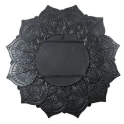 LuxenHome Distressed Brown And White Leaf Wreath Metal Frame Wall Mirror 13 LuxenHome Distressed Brown And White Leaf Wreath Metal Frame Wall Mirror -LuxenHome GUEST 7d92a0db 0616 4acc 9c48 6c1b659bface