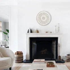 LuxenHome White Wood Flower 23.86" Round Wall Decor Home Decor Interior Design 15 LuxenHome White Wood Flower 23.86" Round Wall Decor Home Decor Interior Design -LuxenHome GUEST 7ef1a86d 1d3c 4ff6 aa4d c48191087c0a