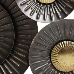 LuxenHome 41.3" W Brown And Gold Metal Abstract Flower Wall Decor 17 LuxenHome 41.3" W Brown And Gold Metal Abstract Flower Wall Decor -LuxenHome GUEST 818d0135 8778 4367 b620 578444e23349