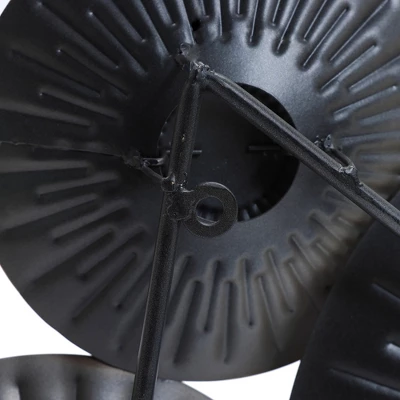 LuxenHome 41.3" W Brown And Gold Metal Abstract Flower Wall Decor 9 LuxenHome 41.3" W Brown And Gold Metal Abstract Flower Wall Decor - Image 9