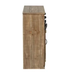 LuxenHome Rustic Wood Sliding Barn Door Storage Cabinet. -LuxenHome GUEST 837d0cef 79fa 463d 9504 bb0cc76c1b7f