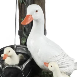 LuxenHome Resin Farmhouse Duck Family Outdoor Patio Fountain Water Fountain 20 LuxenHome Resin Farmhouse Duck Family Outdoor Patio Fountain Water Fountain -LuxenHome GUEST 88500017 1c7e 4a8b 8882 f80b85129f8c