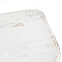 LuxenHome Vintage Off White Wood Console And Entry Table -LuxenHome GUEST 8d10788e 3da3 4666 8fec dce7ea3dc514