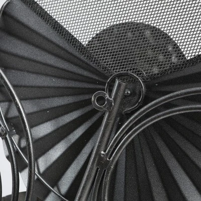 LuxenHome 47" W Distressed Metal Modern Flower Wall Decor 7 LuxenHome 47" W Distressed Metal Modern Flower Wall Decor - Image 7