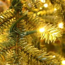 LuxenHome 5.5Ft Pre-Lit Artificial Fir Christmas Tree, Realistic Green Branches & Decorative Planter -LuxenHome GUEST 9068596e 35ef 45d9 b3f9 9c57a453e48a