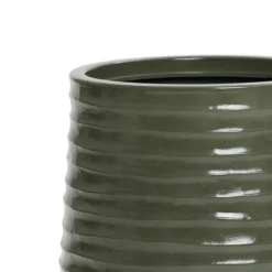 LuxenHome Decorative Resin Planter – Emerald Ribbed Top And Ivory Base With Drainage Hole 14 LuxenHome Decorative Resin Planter – Emerald Ribbed Top And Ivory Base With Drainage Hole -LuxenHome GUEST 91f7312f b6e8 40e5 ae51 6be66c22bc53