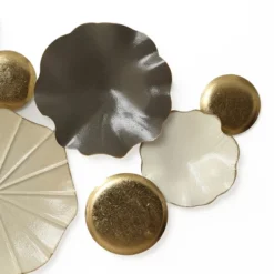 LuxenHome Modern Multi-Color Abstract Metal Wall Art, 45.7" W Contemporary Home Decor Off-White 19 LuxenHome Modern Multi-Color Abstract Metal Wall Art, 45.7" W Contemporary Home Decor Off-White -LuxenHome GUEST 92b77616 b982 439c a8fc 8b9d14d88163