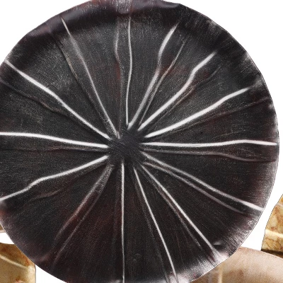 LuxenHome Multi-Color Sand Dollar 47.5" W X 27.5" H Metal Wall Decor 7 LuxenHome Multi-Color Sand Dollar 47.5" W X 27.5" H Metal Wall Decor - Image 7