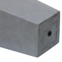 LuxenHome Square Tapered 24.2" Tall Planter White -LuxenHome GUEST 97698701 41ca 40e9 944d dd685ad84713