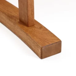 LuxenHome Natural Solid Wood 47.2-Inch Long Rectangle Outdoor Bench -LuxenHome GUEST 98cafdf0 3eec 4f9f 824d d7e451b4a128