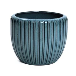 LuxenHome 11" Dia Ceramic Pot For Indoor Plants Large Outdoor Plant Pot Modern Decorative Glazed Flower Pot Round Planter Pot 18 LuxenHome 11" Dia Ceramic Pot For Indoor Plants Large Outdoor Plant Pot Modern Decorative Glazed Flower Pot Round Planter Pot -LuxenHome GUEST 98f05ea7 05ee 49fe 93c3 93110f196894