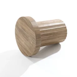 LuxenHome Wood Round Side Table, 17.7'' Dark Oak Fluted Accent End Table, Mid-Century Modern Small Coffee Table, Nightstand For Living Room Brown 13 LuxenHome Wood Round Side Table, 17.7'' Dark Oak Fluted Accent End Table, Mid-Century Modern Small Coffee Table, Nightstand For Living Room Brown -LuxenHome GUEST 99921223 c619 4f3e 938c fb3b62027aeb