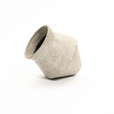 LuxenHome Set Of 2 Indoor Planter Pot, 11 & 16 Inch Novelty Decorative Planters With Black Stands, Distressed Metal Cachepot Flower Pot Beige 4 LuxenHome Set Of 2 Indoor Planter Pot, 11 & 16 Inch Novelty Decorative Planters With Black Stands, Distressed Metal Cachepot Flower Pot Beige - Image 4