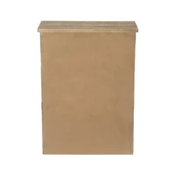 LuxenHome Rustic Wood Sliding Barn Door Storage Cabinet. -LuxenHome GUEST a5605f13 fb46 4d44 9bff 0ae53e626842