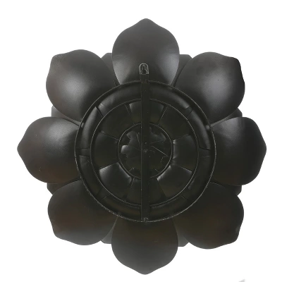 LuxenHome Green, Gold, And White Metal Flower Wall Decor 9 LuxenHome Green, Gold, And White Metal Flower Wall Decor - Image 9