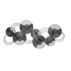 LuxenHome 47" W Distressed Metal Modern Flower Wall Decor 13 LuxenHome 47" W Distressed Metal Modern Flower Wall Decor -LuxenHome GUEST b49a8794 8410 4104 828d f0b374e3cbe0