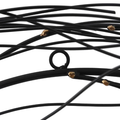 LuxenHome Black Metal Windy Tree Wall Decor 7 LuxenHome Black Metal Windy Tree Wall Decor - Image 7