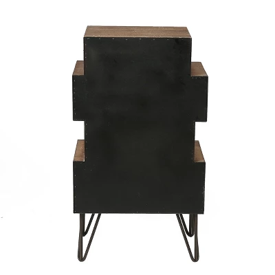 LuxenHome 4-Drawer 33" H X 18.9" W Wood Accent Chest. 2 LuxenHome 4-Drawer 33" H X 18.9" W Wood Accent Chest. - Image 2