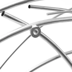 LuxenHome Silver Metal Abstract Swirl Round Wall Art Decor -LuxenHome GUEST bb2c44b9 13ac 47d4 a449 cd9b48d5f0ea