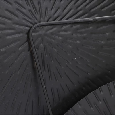 LuxenHome Abstract Black With Gold 43" Wide Metal Wall Art Decor Wall Art Home Decor Ornament Decoration 5 LuxenHome Abstract Black With Gold 43" Wide Metal Wall Art Decor Wall Art Home Decor Ornament Decoration - Image 5