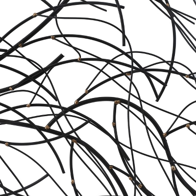 LuxenHome Black Metal Windy Tree Wall Decor 6 LuxenHome Black Metal Windy Tree Wall Decor - Image 6